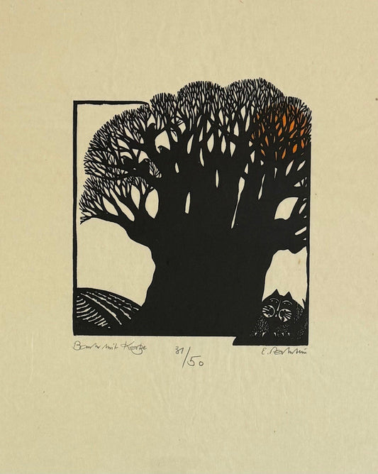 Ramseier Ernst, «Baum mit Katze» 810