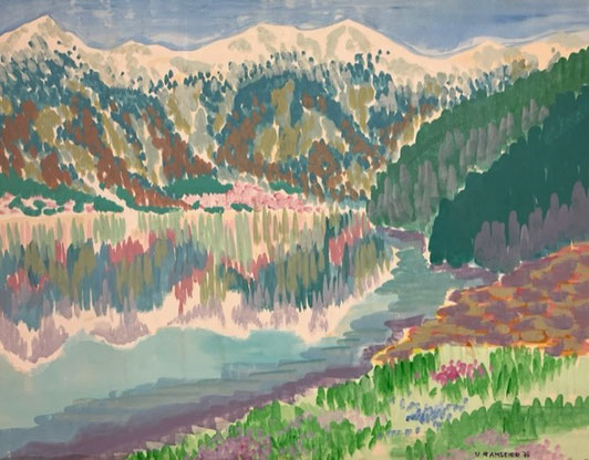 Ramseier Uschla, «Vue de Iseltwald» 557