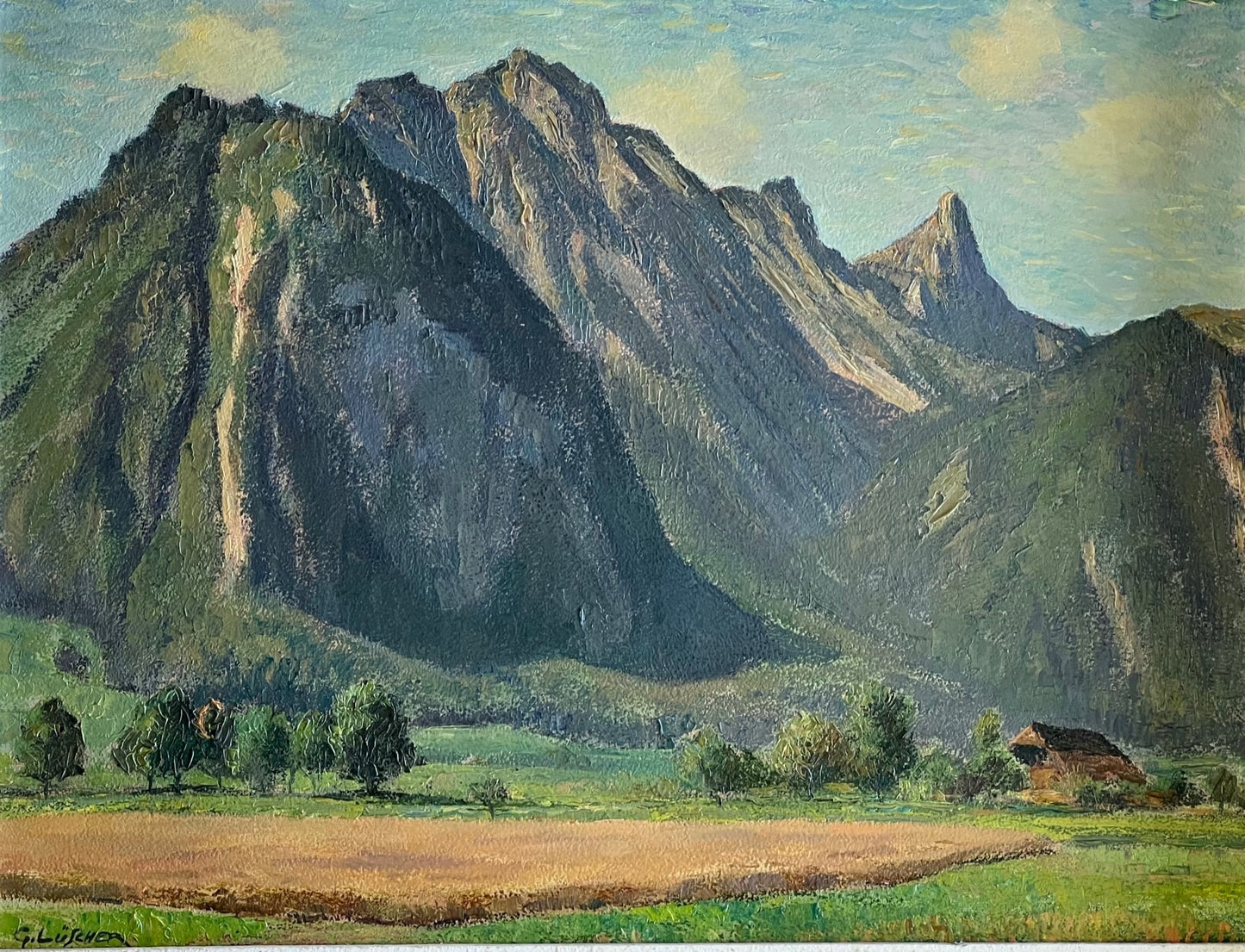 Lüscher Gottfried, «Stockhornkette – Glütsch, Reutigen, 1955» 641