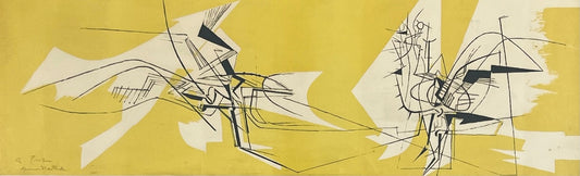 Tritten Gottfried, «Komposition auf gelb» 674