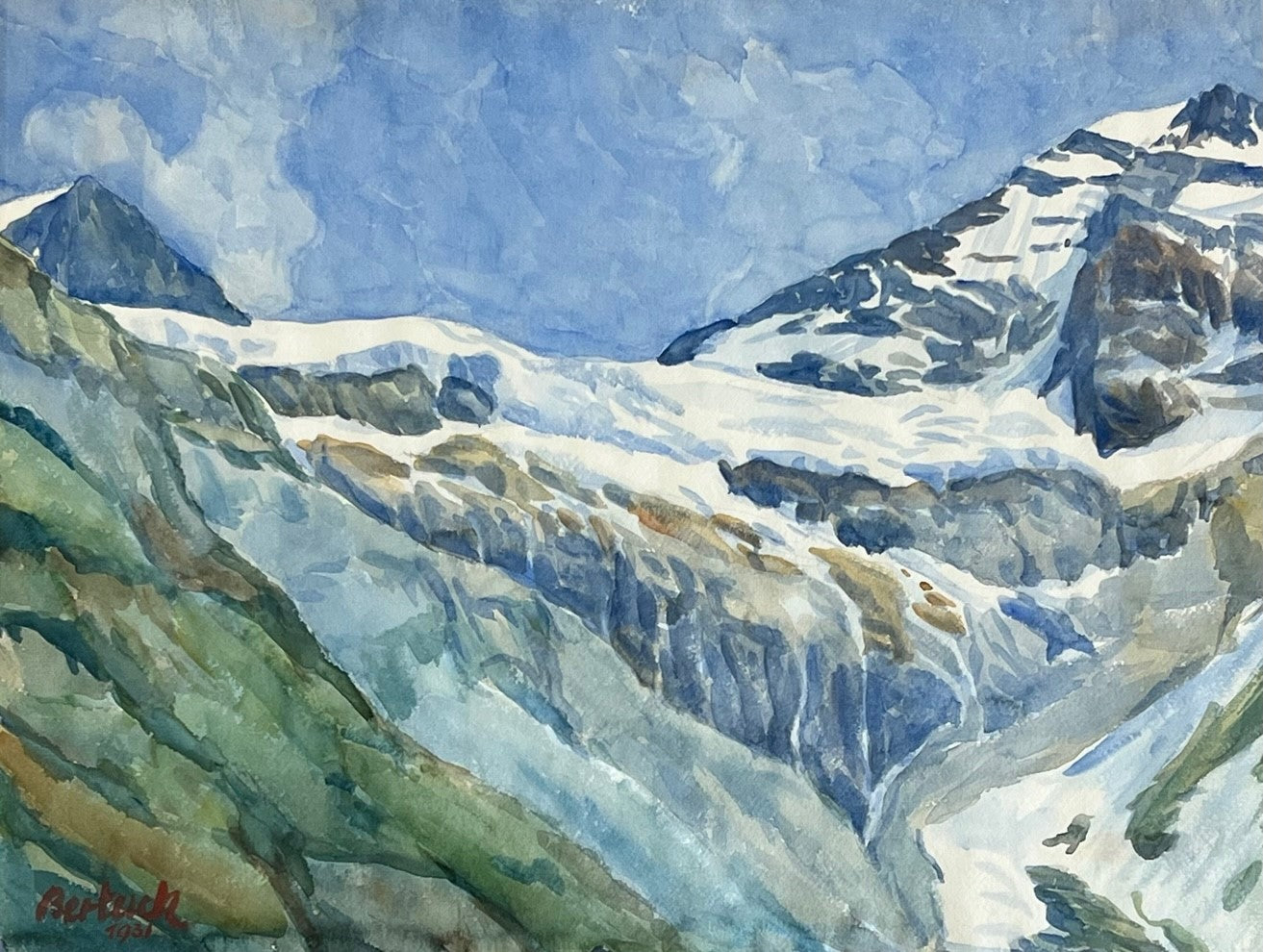 Bertuch, «Gletscherlandschaft» 730