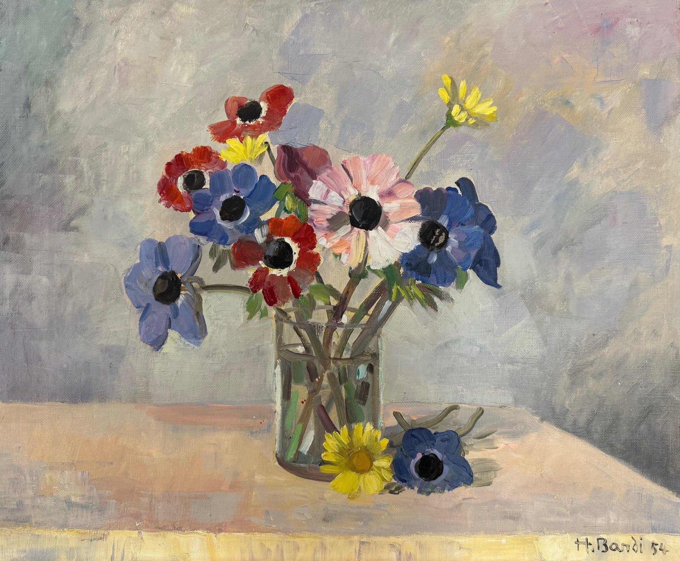 Bandi Hans, «Stillleben mit Anemonen» 765 (bereits verkauft)