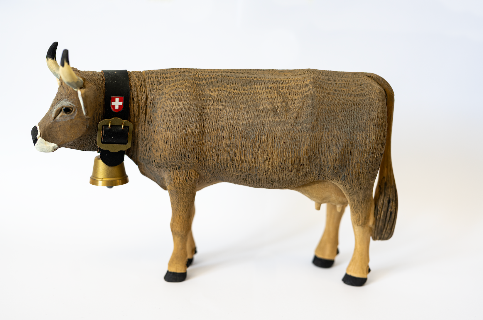 Trummer, Simmentaler Kuh handgeschnitzt, 1208