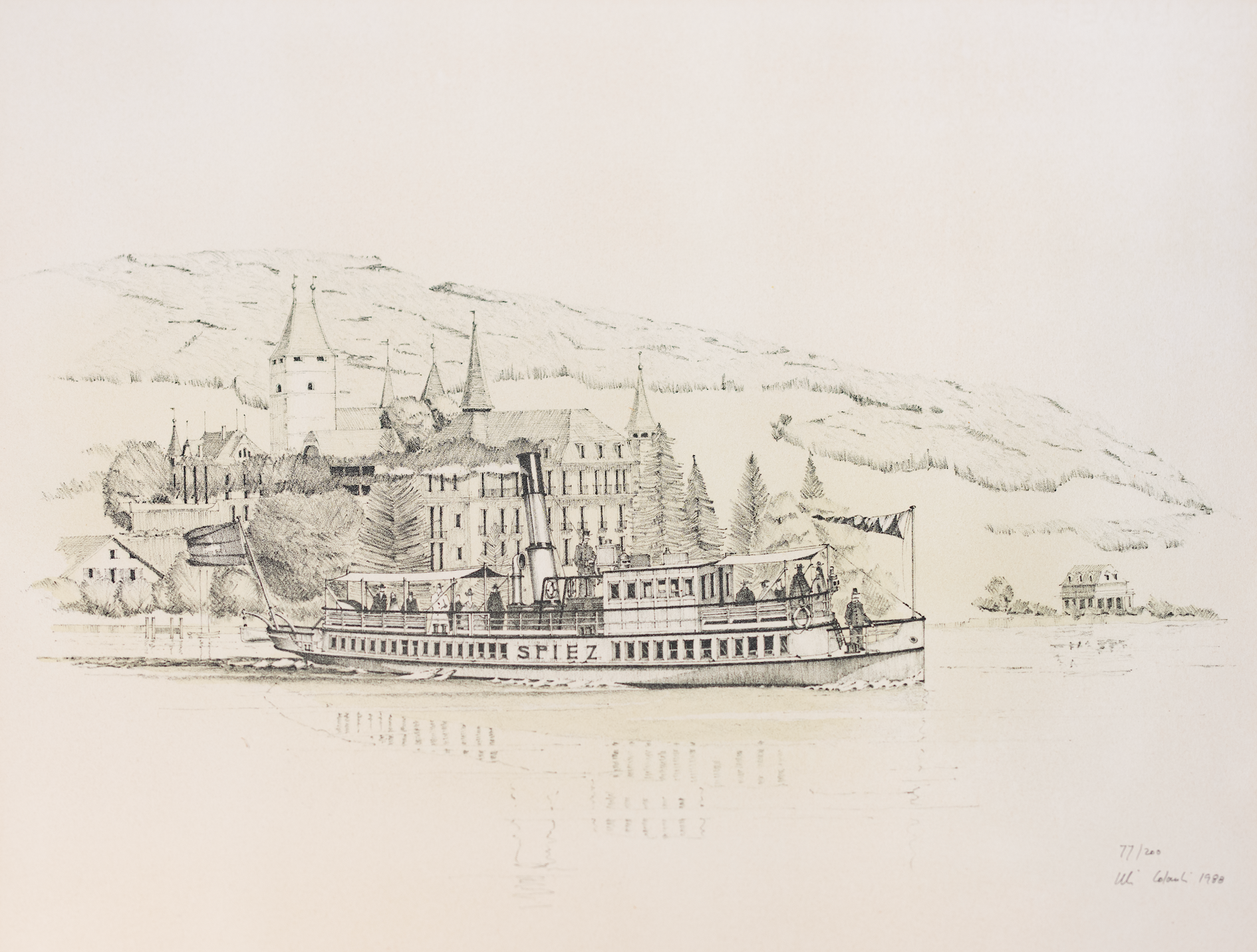 Colombi Uli, "Spiez" 1988  77/200, 1194