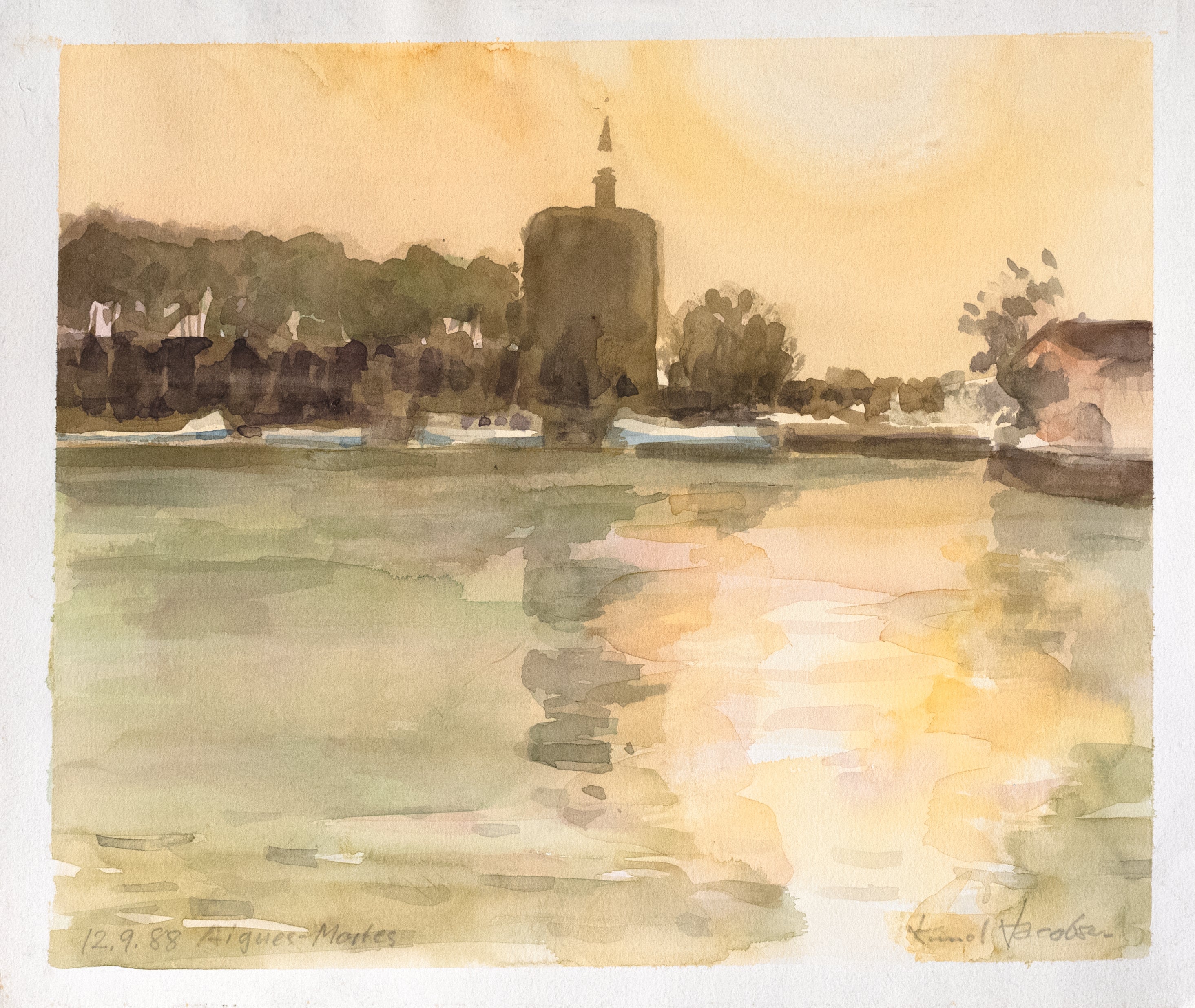 Knud Jacobsen  "Aigues-Mortes"