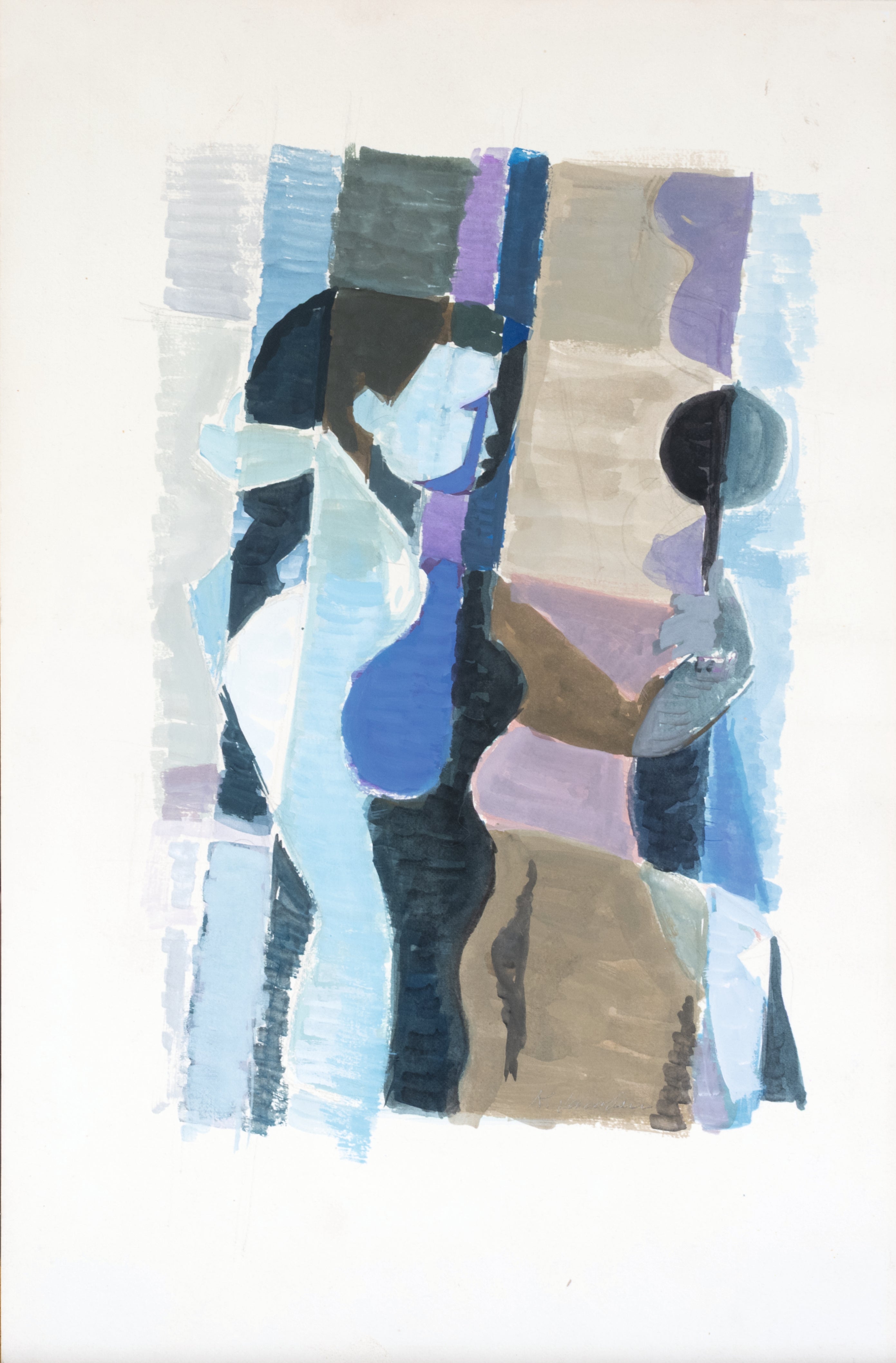 Knud Jacobsen  «Frau mit Spiegel»