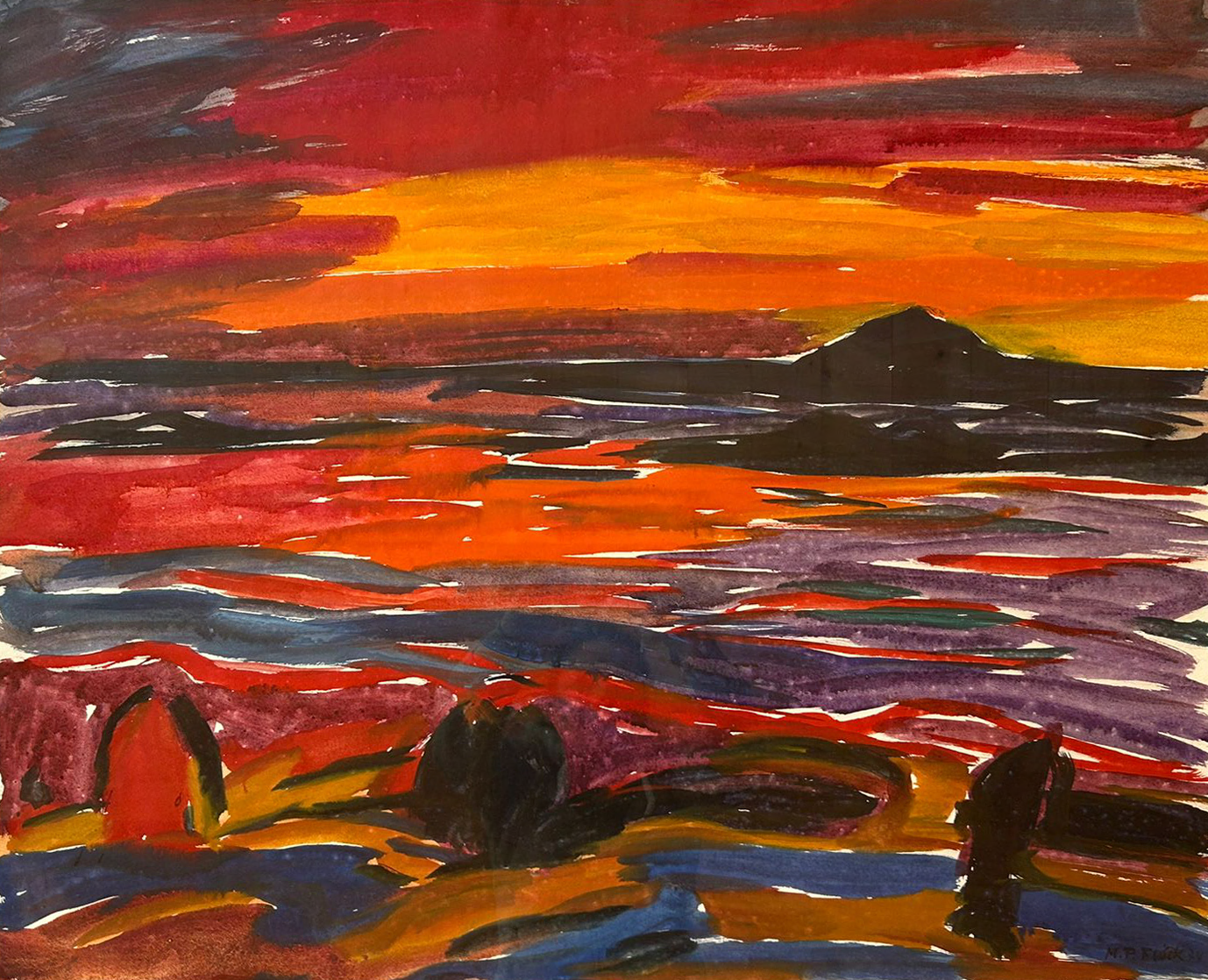Flück Martin Peter «Abendstimmung» 1003