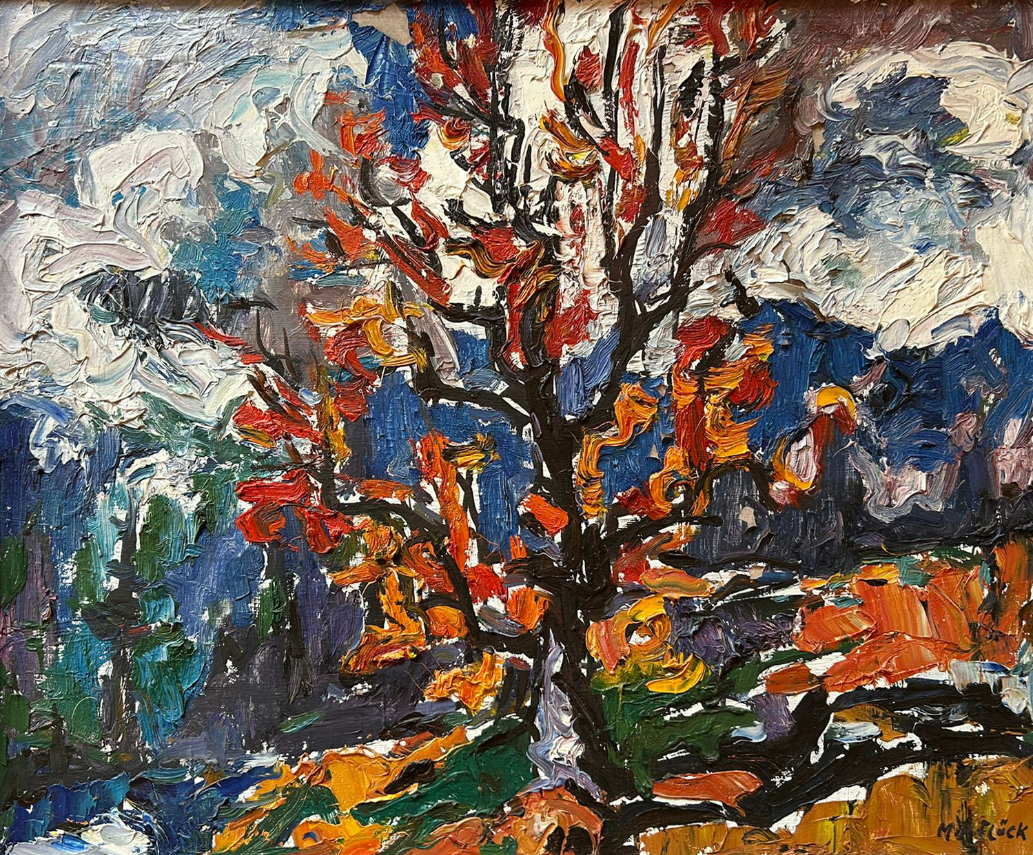 Flück Martin Peter «Herbstbaum» 1002