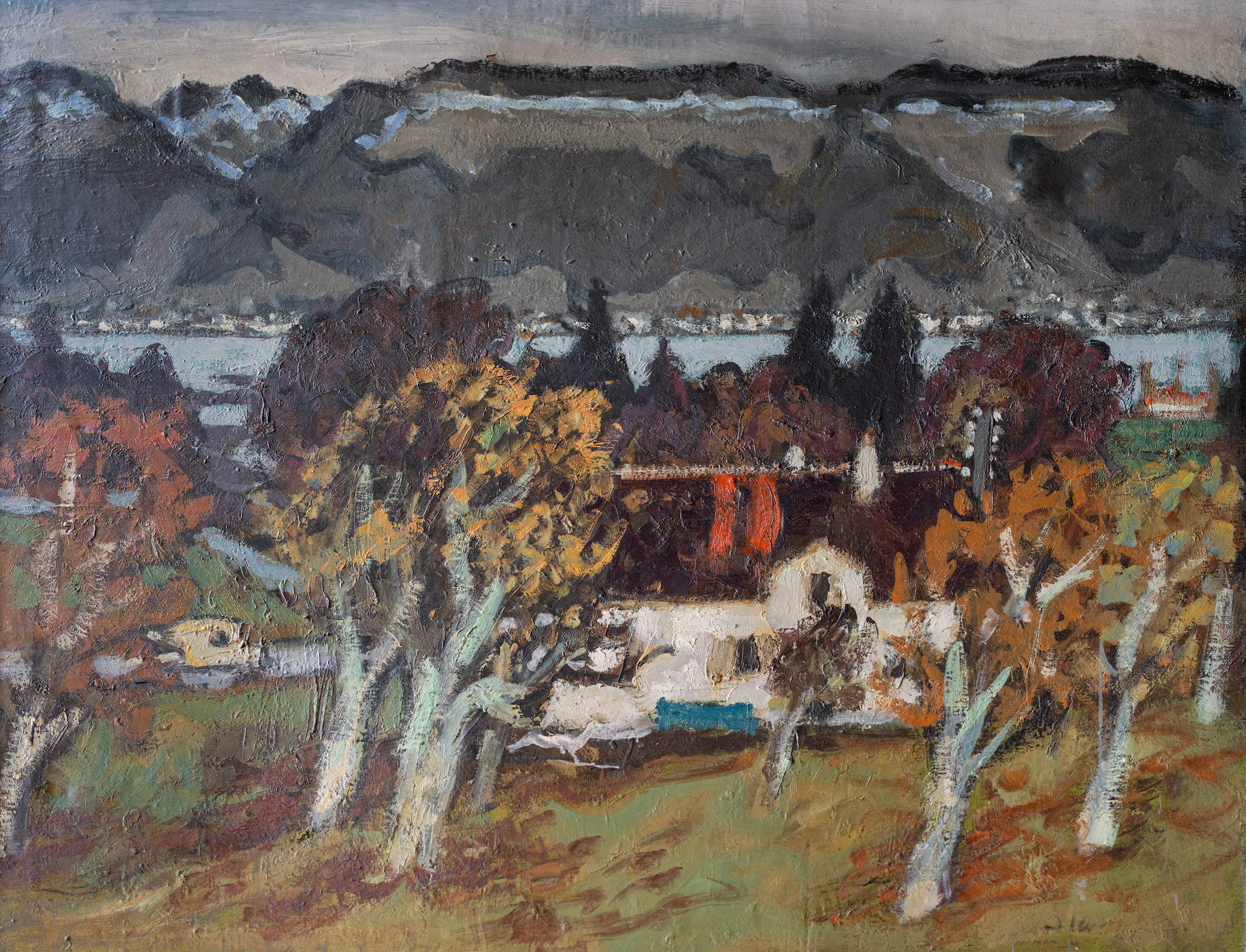 Stauffer Fred, Haus, Einigen Thunersee, 1083