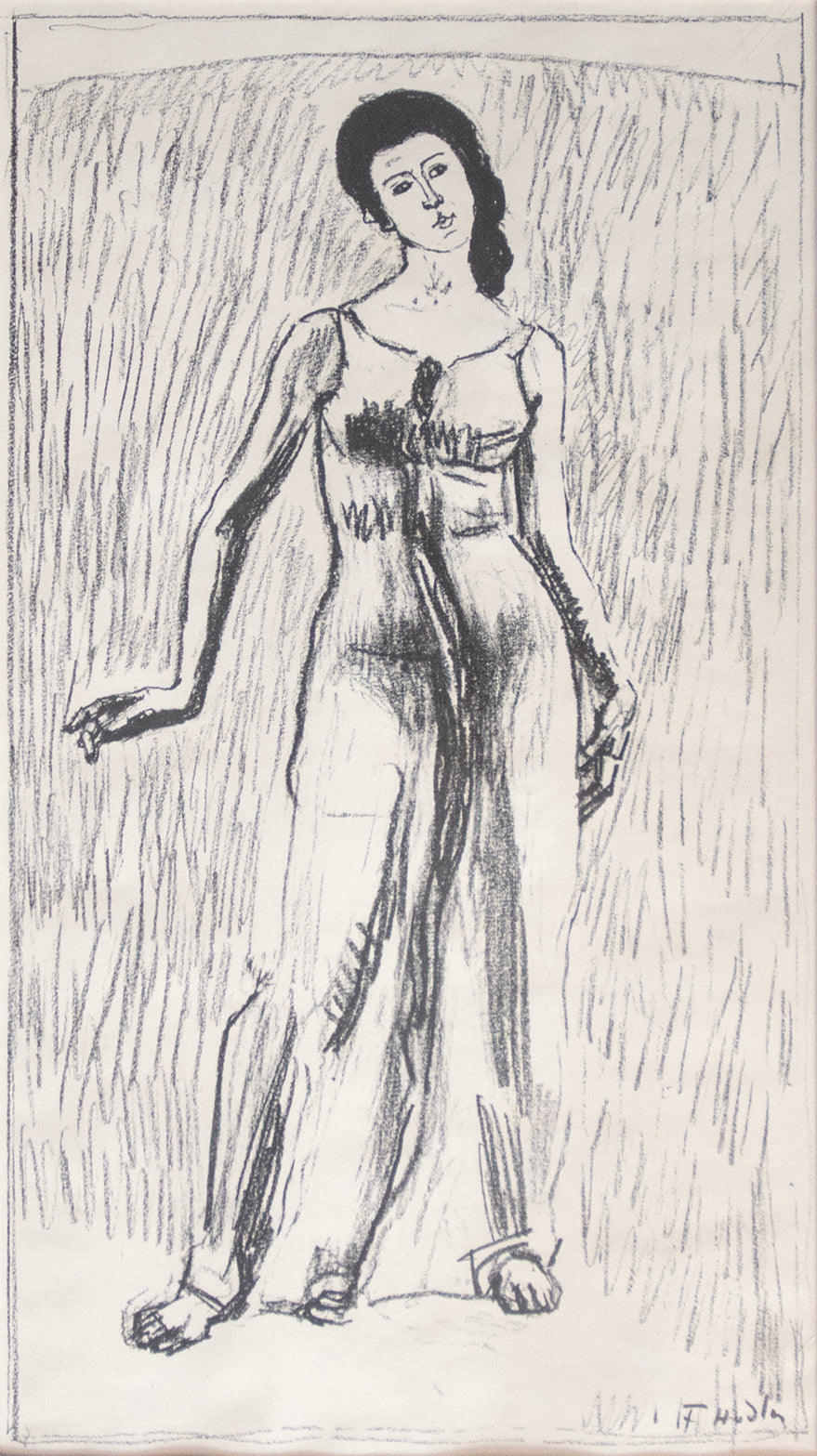 Hodler Ferdinand, Frau in durchsichtigem Kleid, 1224