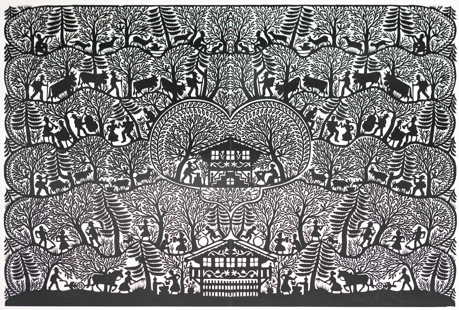 Regez David, Alphüttli mit Tanz und Aufzug, 1188