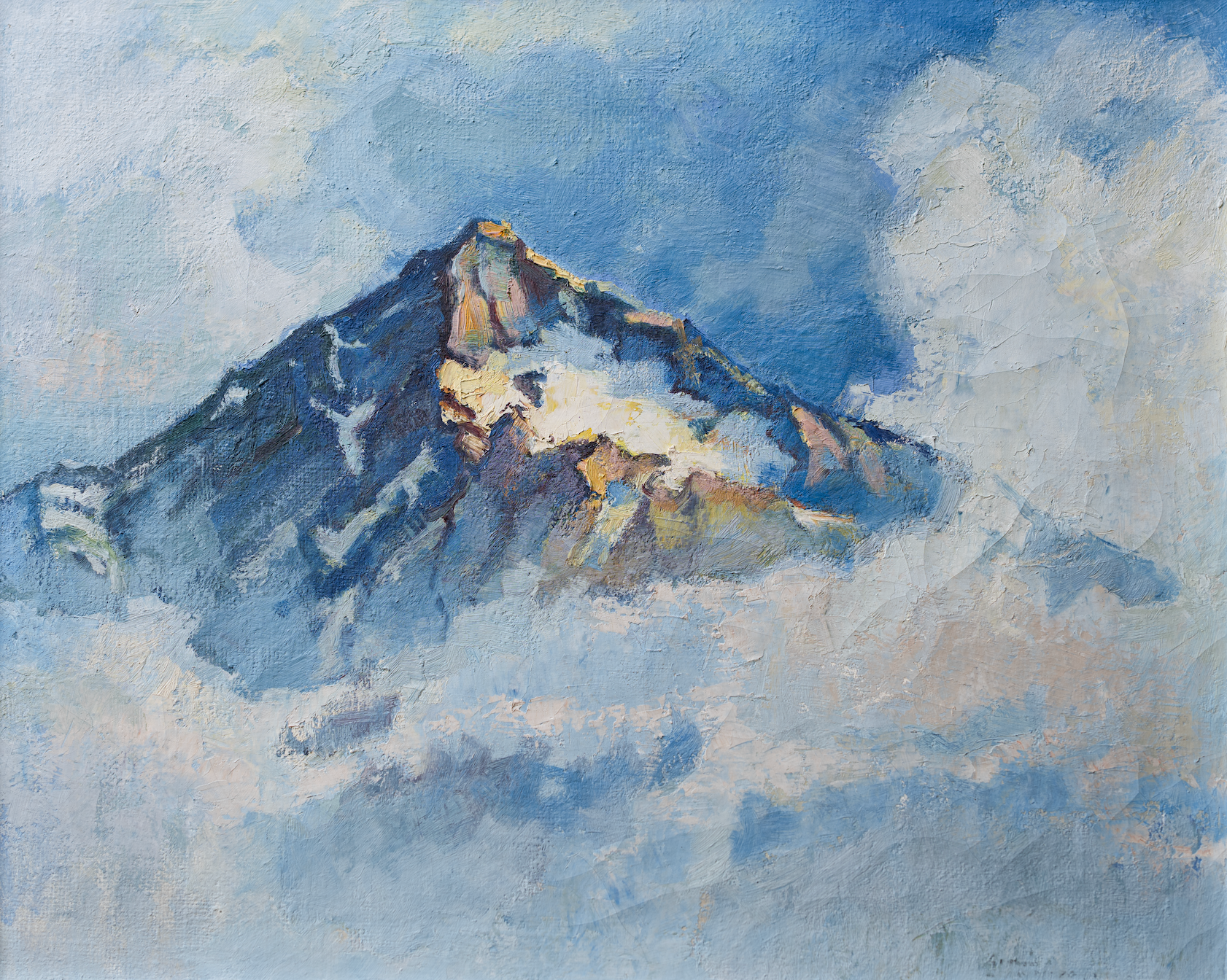 Schwarzenbach Armin, Niesen in den Wolken, 1136, (bereits verkauft)