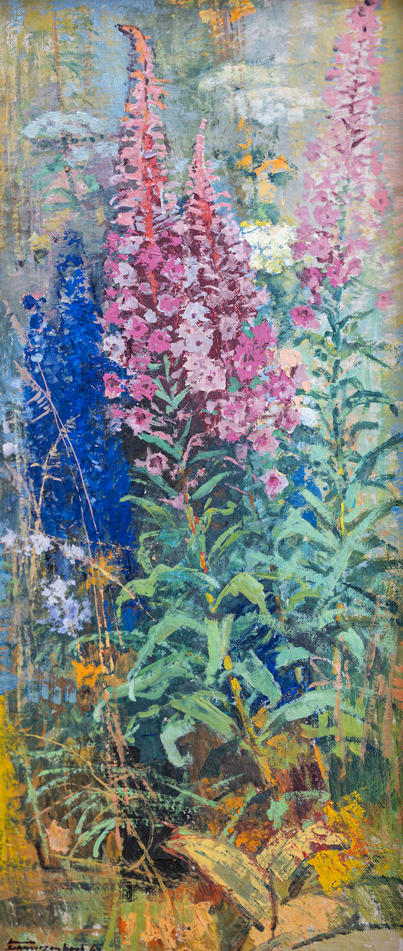 Schwarzenbach Armin, Roter und blauer Rittersporn, 1144