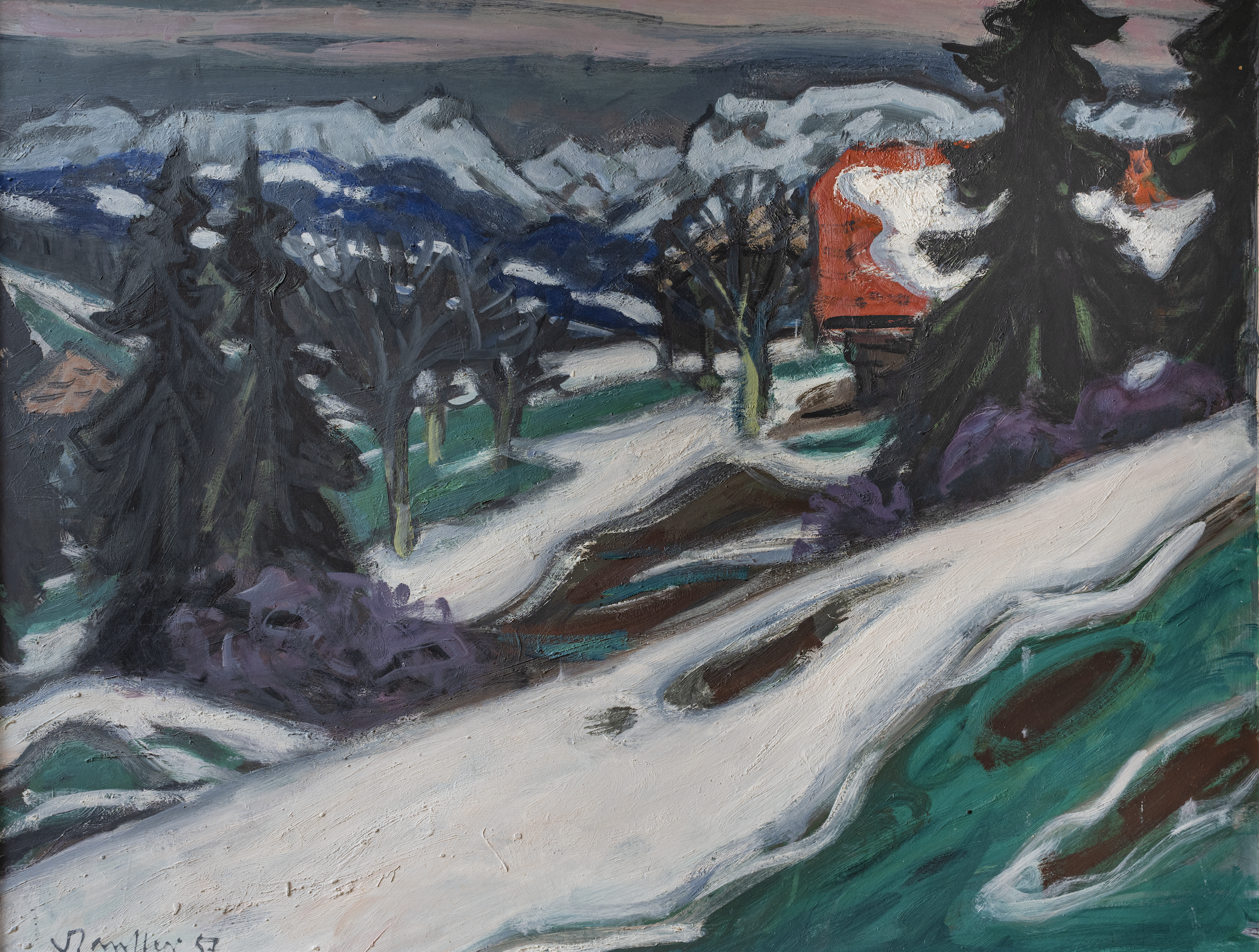 Stauffer Fred, Bauernhof im Emmental, 1091