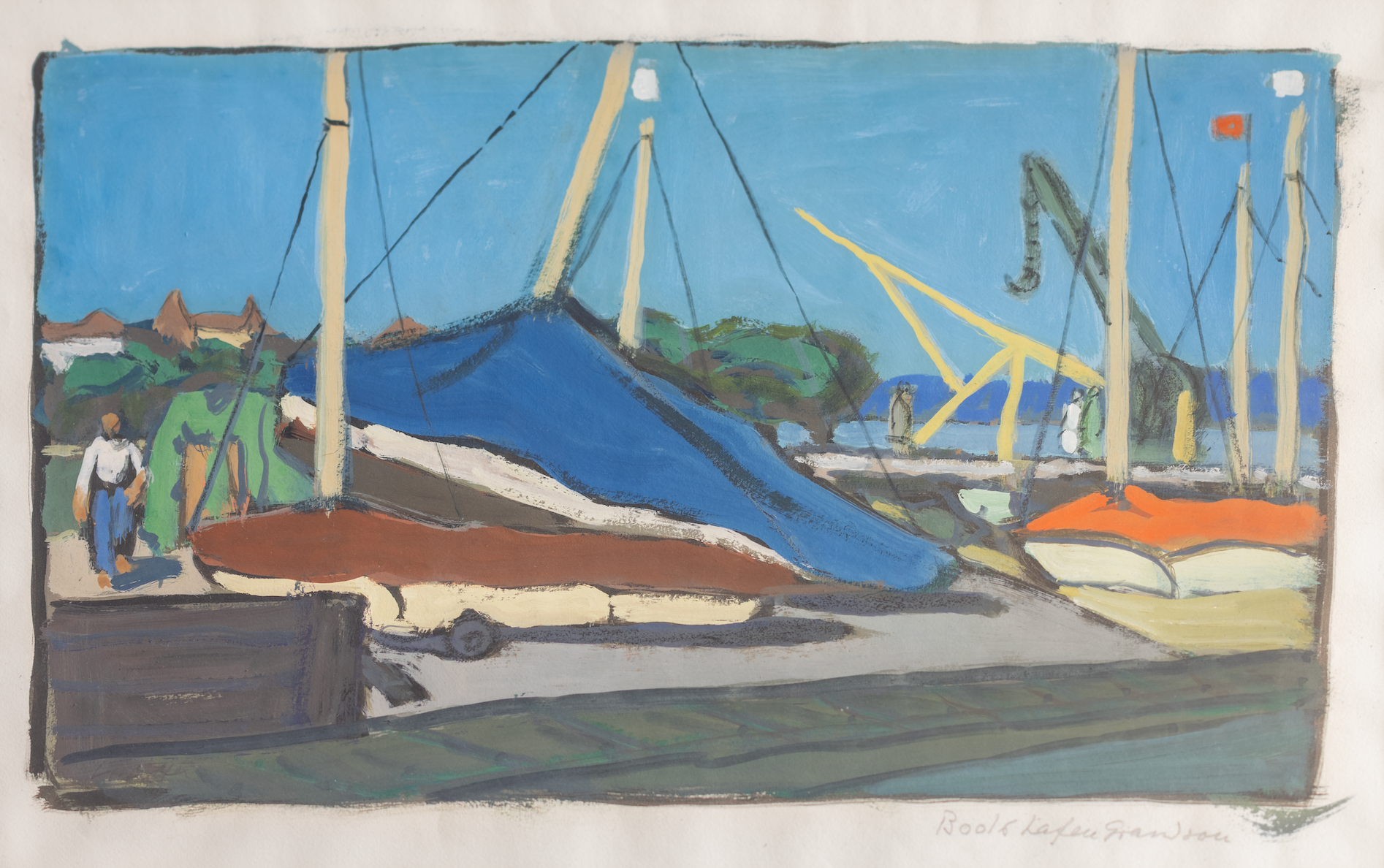 Stauffer Fred, Bootshafen "Grandsonne", 1179