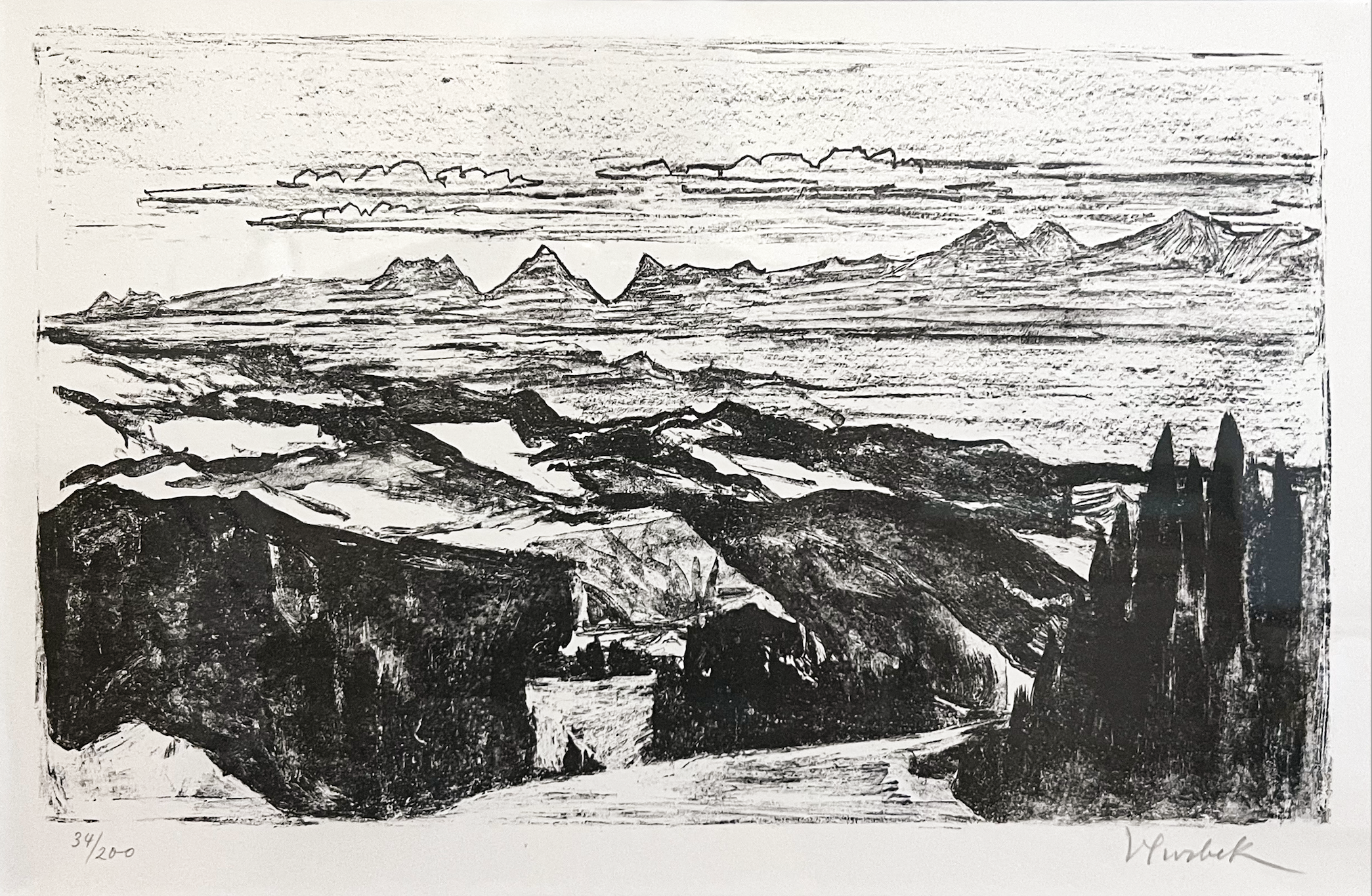 Surbek Victor, Landschaft, 1074
