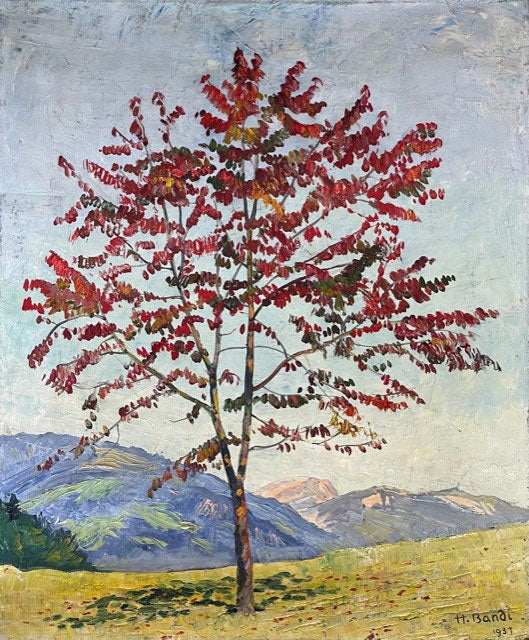 Bandi Hans, «Baum mit Herbstlaub», (bereits verkauft)