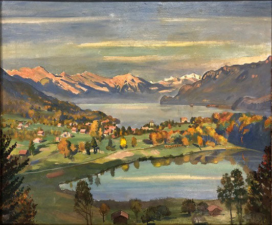 Bandi Hans, «Burgseeli bei Ringgenberg mit Brienzersee», (bereits verkauft)