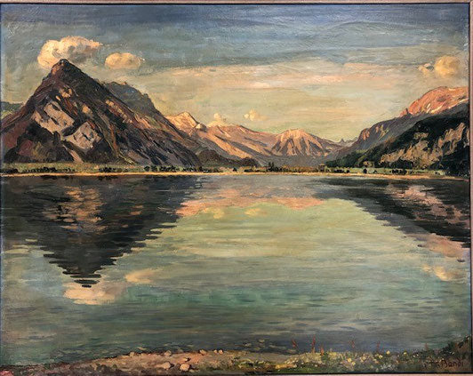 Bandi Hans, «Thunersee bei Leissigen», (bereits verkauft)