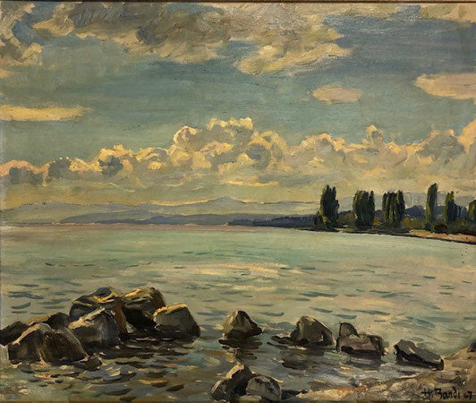 Bandi Hans, «Wolken über dem See», (bereits verkauft)