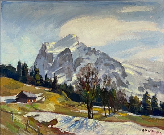 Bandi, Hans, «Wetterhorn bei Grindelwald» 244