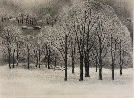 Bergmann Peter, «Bäume im Winter», (bereits verkauft)
