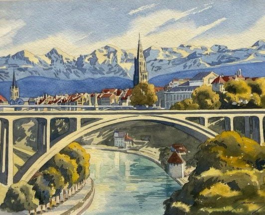 Biber I., «Bern, Blicke ins Oberland», (bereits verkauft)