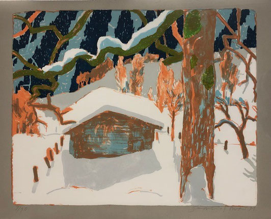 Buri Samuel, «Haus im Schnee» (bereits verkauft)