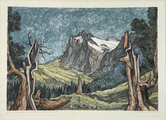 Diggelmann Alex Walter, «Grindelwald mit Wetterhorn», (bereits verkauft)