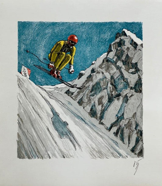 Diggelmann Alex Walter, «Lauberhornrennen mit Mausefalle», (bereits verkauft)