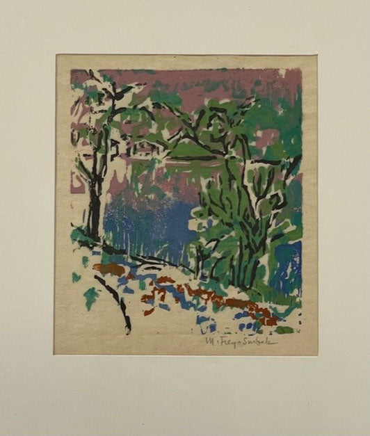 Frey-Surbek Marguerite, «Landschaft mit See», (bereits verkauft)