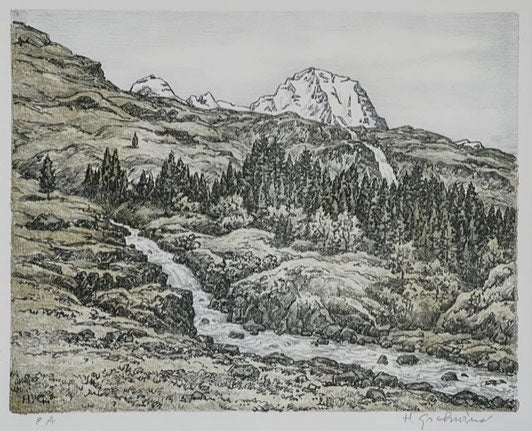 Gschwind Hans, «Berglandschaft» 521