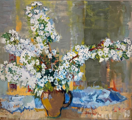 Schwarzenbach Armin, «Vase mit Alpenblumen» 347