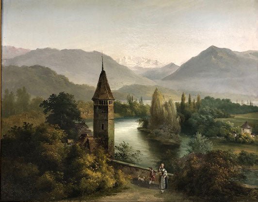 Volmar Carl Franz Rudolf, «Der schwarze Turm», (bereits verkauft)