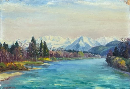 Wohlgemuth Christian, «Aare mit Niesen», (bereits verkauft)